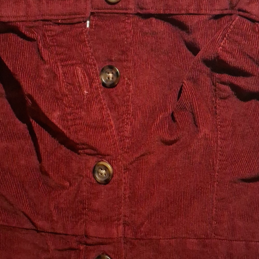 Hollister Burgundy Corduroy Dress - Picture 3 of 3